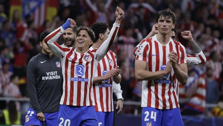 Diego Simeone johdattaa Atlético de Madridin Mestarien liigan välieriin ensimmäistä kertaa yhdeksään vuoteen